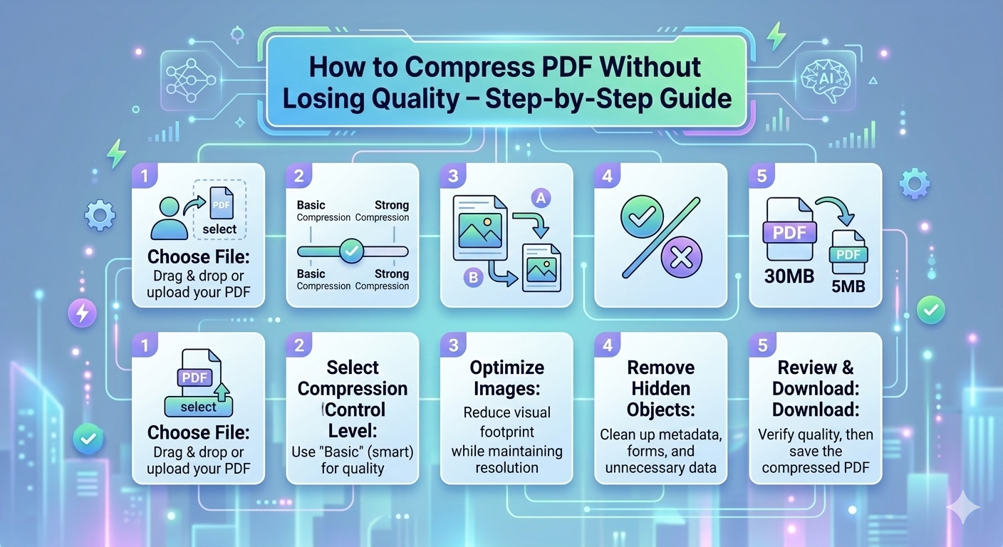 How to Compress PDF Without Losing Quality &ndash; Step-by-Step Guide